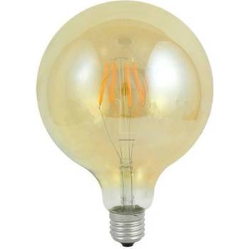 PremiumLED LED žárovka 4W G125 4xCOB Filament Retro Vintage Amber E27 320lm TEPLÁ bílá