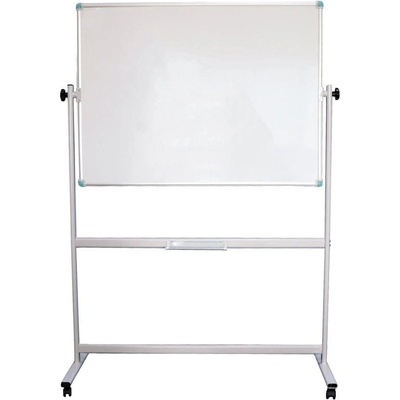 Office1 Бяла дъска, 90 x 120 cm, магнитна, двулицева, на колела (1077140068)
