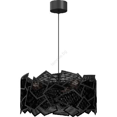 Luminex Пендел CAMO 3xE27/15W/230V черен (LU0550A)