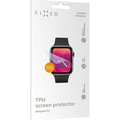 FIXED Invisible Protector TPU folie na displej pro Apple Watch 40mm Watch 38mm čirá / 2ks v balení FIXIP-436
