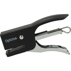 Optima Съшивател OPTIMA guide mini 25 листа 24/6 черен 22122 (22122)