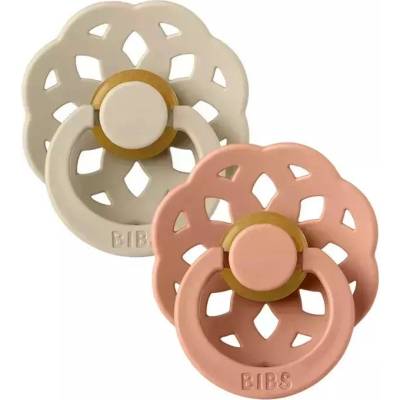 BIBS Залъгалки BIBS - Boheme, 0-6 м, 2 броя, Vanilla/Peach (230103)