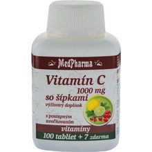 MedPharma Vitamín C 1000 mg s šípky 107 tabliet