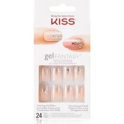 KISS Gel Fantasy Fanciful umělé nehty 24 ks