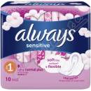 Always vložky ultra wings normal plus Sensitive 10 ks