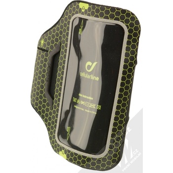 Pouzdro CellularLine ARMBAND FITNESS 5,2" limetková