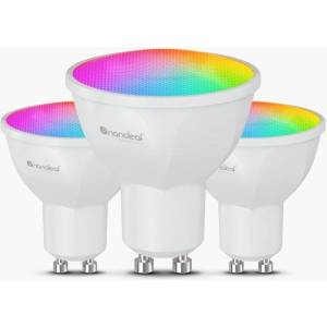 Nanoleaf Сет от 3 смарт лунички Nanoleaf Essentials Smart GU10 Bulb (4897105331292)