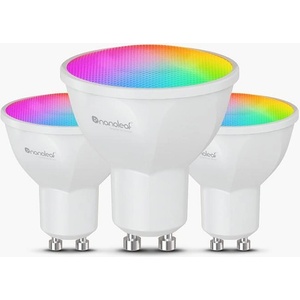 Nanoleaf Сет от 3 смарт лунички Nanoleaf Essentials Smart GU10 Bulb (4897105331292)