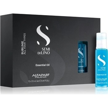 Alfaparf Milano Semí dí Líno Sublime Essential Oil olejová péče pro všechny typy vlasů 12 x 13 ml
