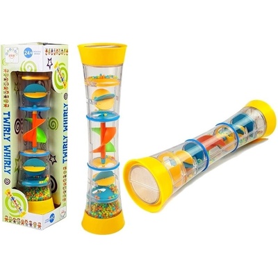 LEAN TOYS Farebný labyrint s guličkami