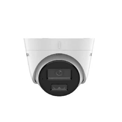 Камера, HikVision 4 MP Smart Hybrid Light Fixed Turret Network Camera, 2.8mm, IR, White Light up to 30m, 120 dB WDR, H. 265+, IP67, built-in microphone, built-in memory card slot, support micro SDXC (512GB), 12Vdc/PoE 6.5W (DS-2CD1343G2-LIUF)