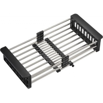 Mexen телескопичен кухненски сушилник с регулируема ширина, черен - 660730-70 (660730-70)