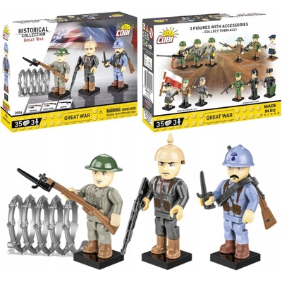 Cobi 2056 3 figurky s doplňky 1. světová válka