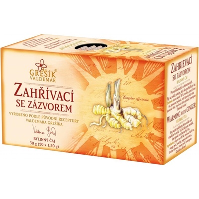 Grešík Zahřívací se zázvorem 20 x 1,5 g