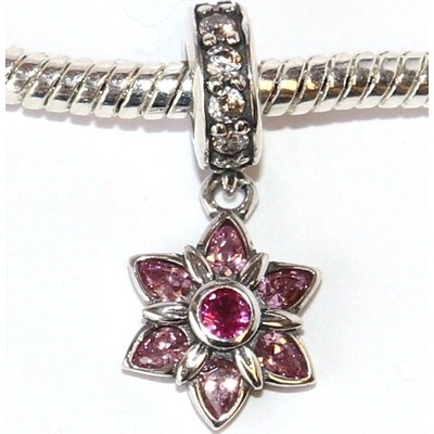 Fashion Jewerly Korálek Přívěsek Květina se zirkony Romantická víla Deluxe Gift 2602