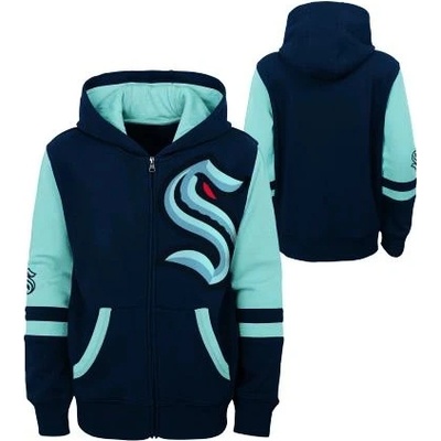 Outerstuff dětská mikina Faceoff Full Zip Fleece Hoodie Seattle Kraken