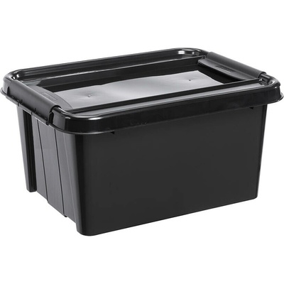 Plast team box úložný REC 32l, 51x39x25,8cm s víkem PH ČER