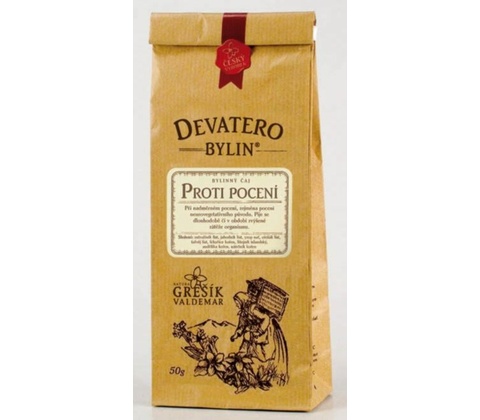 Grešík Proti pocení Devatero bylin 50 g