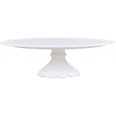 Chic Antique Porcelánový podnos na tortu s čipkou Provence lace 28x9cm