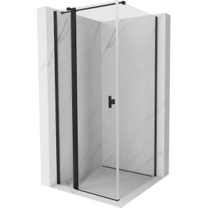 Mexen Mist T душ кабина отваряща се 120 x 120 см, прозрачна, черна - 8A4T-120-120-70-00 (8A4T-120-120-70-00)