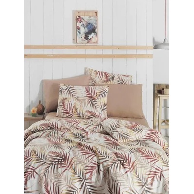 GoHome ПАЛМ НЮД - Спален комплект с чаршаф с ластик
