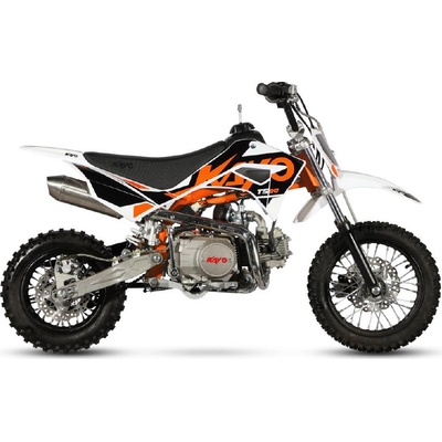 Kayo pitbike TS 90 12"/10" el. startér černo-oranžovo-bílá