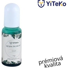 YiTeKo Křišťálová barva do pryskyřice zelená 10 ml