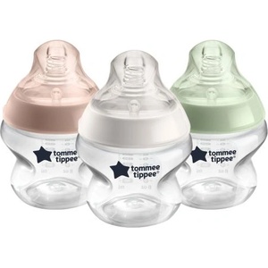 Tommee Tippee Комплект бебешки бутилки, 150 мл, различни цветове, 3 бр (tti053021)