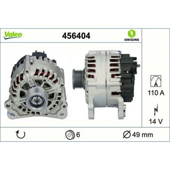 generátor VALEO 456404