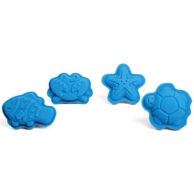 Bigjigs Toys Силиконови формички сини Ocean