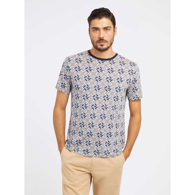 GUESS Тениска ss cn g chain aop te