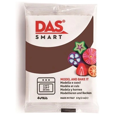 DAS Пластелин DAS Smart за печене и моделиране 57 г шоколад 321028 (321028)