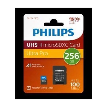 Philips SDXC 256GB C10/UHS-I/U3/V30 FM25SD65B/00