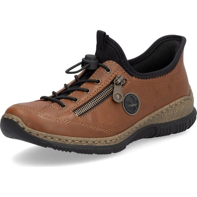 Rieker Dámské polobotky N3267-24 HNĚDÁ – Zbozi.Blesk.cz