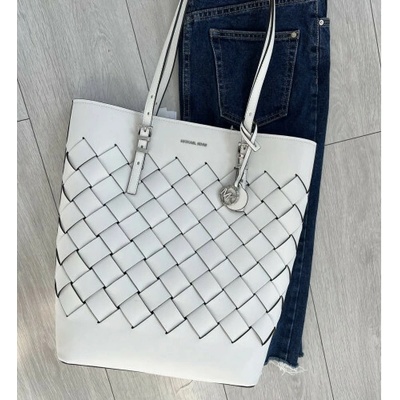 Michael Kors shopper kabelka Quinn biela