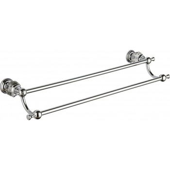 Mexen Estela двоен закачалка за кърпи, хром - 7011525-00 (7011525-00)
