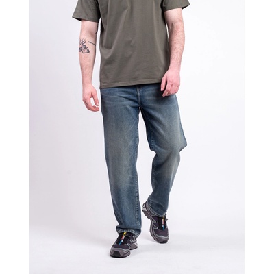 Carhartt WIP Aaron Pant Blue worn used