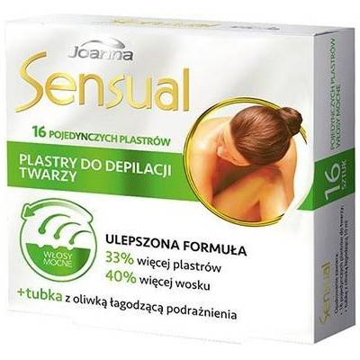 Sensual depilační náplast na obličej (silnější chloupky) 12 ks