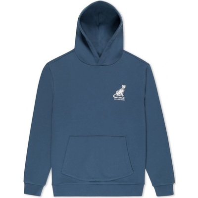 Ripndip mikina MAN I LOVE FELINES Hoodie modrá