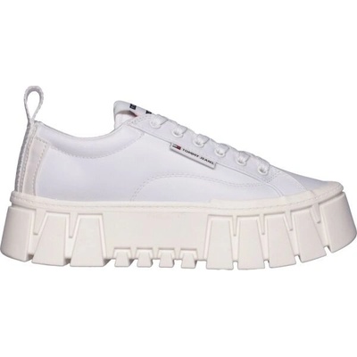 Tommy Hilfiger TJW FLATFORM SNEAKERNYLON bílá
