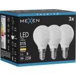 Mexen Nova 3x LED крушка E14, G45, 3W, Топла - 3000K, 315 lm - L101-E14-0330-01x03 (L101-E14-0330-01x03)