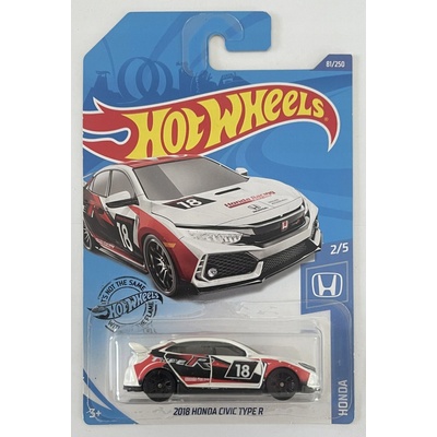 Mattel Hot Wheels 2018 Honda Civic Type R GHF50