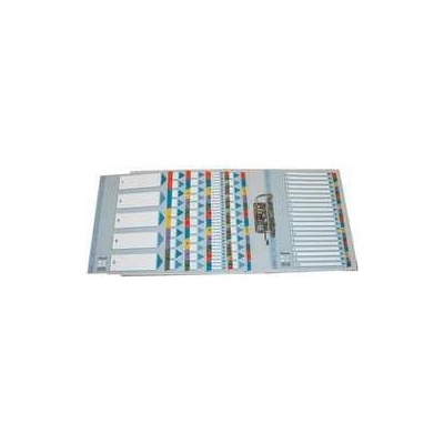 Zosilnené kartónové registre Esselte Mylar, A4, Mix farieb