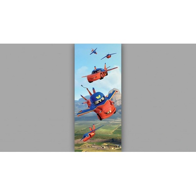 ForWall Výpredaj - Fototapeta na dvere Lietajúce autá samolepiace 91 x 211 cm