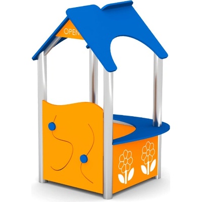 Playground System Dětský domeček z nerezu obchod 12006