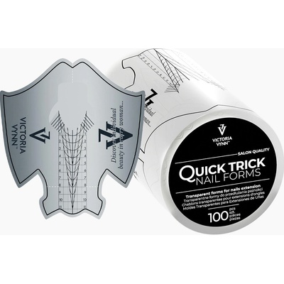 Victoria Vynn Profesionální šablony k prodloužení nehtů Transparent 100 pcs – Zbozi.Blesk.cz