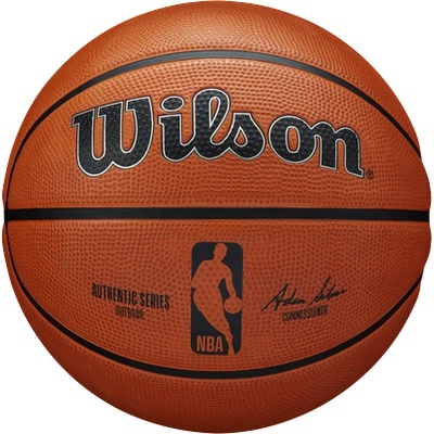 Wilson Баскетболна топка за открито, размер 5 - wilson nba authentic series outdoor