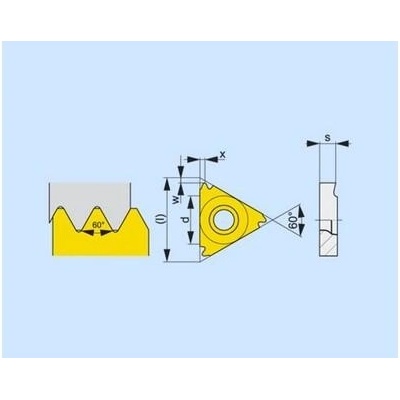 Soustružnické VBD závitové + zapichovací 80022319 / 6755562 TN M EXT C3 -S- PRAMET - PM-TN-16ER300M-P1-T8030