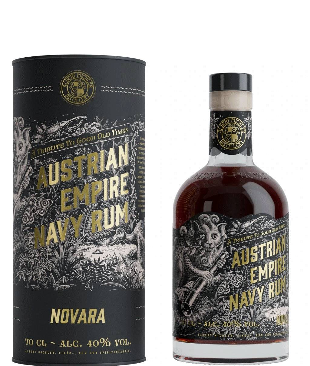 AUSTRIAN EMPIRE NAVY RUM 40% NOVARA ラム酒 austrian-empire-navy-rum-