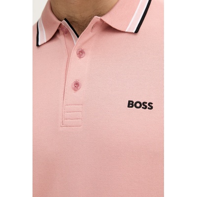 BOSS Green тениска с яка мъжка от памук Paddy (50469055)